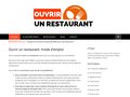 ouvrir un restaurant