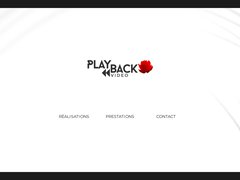 PLAY BACK VIDEO
