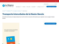 Détails : Lihsa : Ligne de transports interurbains Haute-Savoie