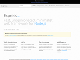 Node.js web application framework
