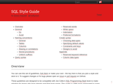 SQL style guide by Simon Holywell