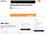 Building Blocks of Amazon ECS