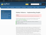 Python Patterns - Implementing Graphs