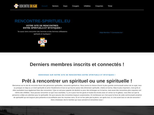 Site de Rencontre Spirituel, Zen et Détendue