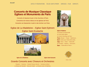 Concerts et programmes de musique classique à Paris