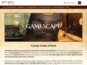 Gamescape escape game à Paris