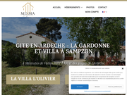 Gite Ardèche et Villa de vacances à Sampzon
