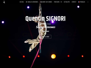 Sangles aériennes - Quentin Signori - Artiste de cirque