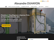 ALEXANDRE DUHAYON : plombier et chauffagiste situé à Épense