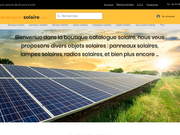 catalogue solaire : la boutique en ligne