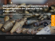 Geomines entreprise française experte en dépollution pyrotechnique