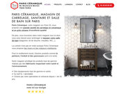 Paris Céramique - Magasin de vente de carrelage et de salle de bain