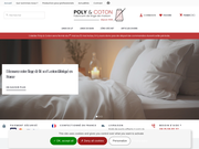 Poly et coton, linge de lit et linge de table de qualité