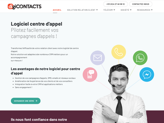DigiCONTACTS : logiciel Call Center et solutions de téléphonie pour entreprise