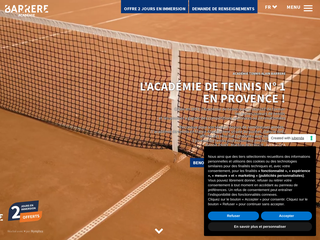 Académie de tennis en Provence - Barrere academie