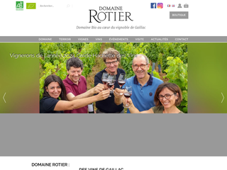 Domaine Rotier, une boutique web de bouteilles de vins