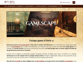 Gamescape escape game à Paris