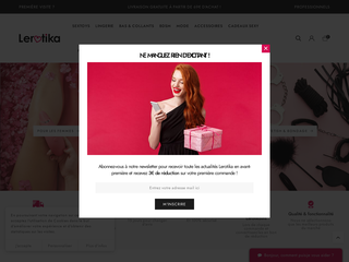 Lerotika : SexShop en ligne et boutique érotique Sextoy, Lingerie Sexy & BDSM