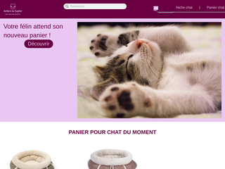 Panier pour chat Mon Espace Félin - Ambre & Saphir