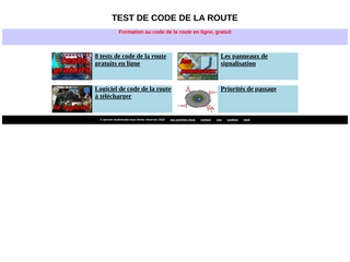 Tests de code de la route gratuits Anirom