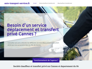 Service de transport privé à Cannes