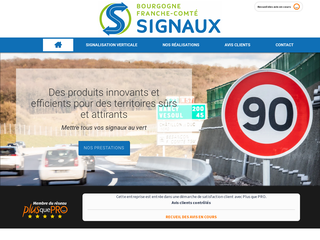 BOURGOGNE FRANCHE-COMTÉ SIGNAUX : Fabrication de panneaux de signalisation