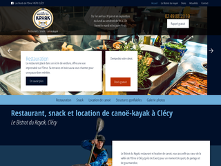 Restaurant, snack et location de canoë-kayak à Clécy
