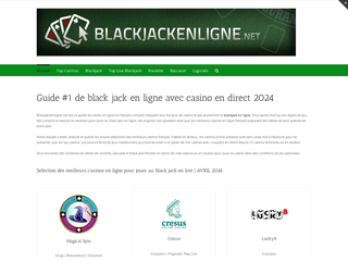 Blackjackenligne.net, le guide de jeux de blackjack avec croupiers en live