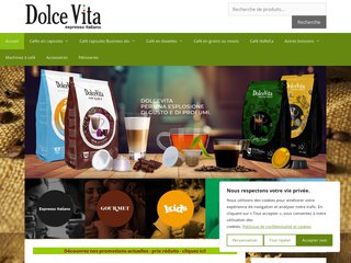 Cafés Dolce Vita, cafés italiens en capsules et dosettes