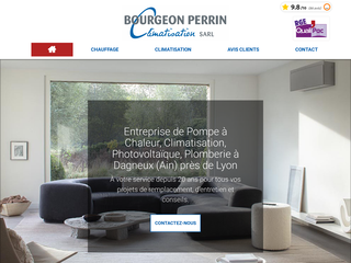 Bourgeon Perrin Climatisation : Plombier Chauffagiste  situé dans l'Ain