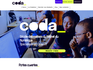 École Coda, formation en informatique à Orléans