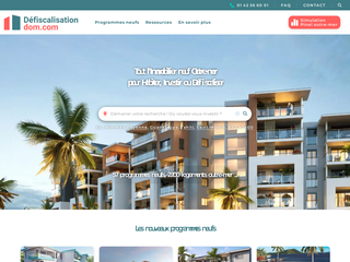 Defiscalisationdom.com, logements neufs Outre-mer pour habiter ou investir