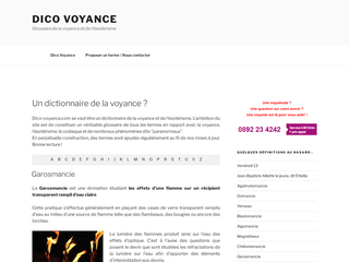 Dictionnaire Voyance et ésotérisme