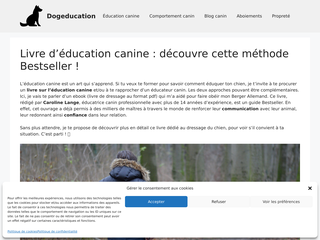 Dogeducation, le site dédié à l'éducation canine