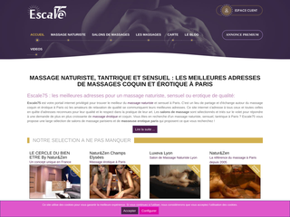 Escale75 annuaire du massage à Paris