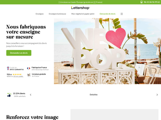 Lettershop, Impression et Fabrication de logo pour enseigne