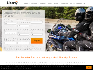 Transport taxi moto de Liberty Trans