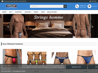 Menalso : vente de lingerie pour hommes par internet