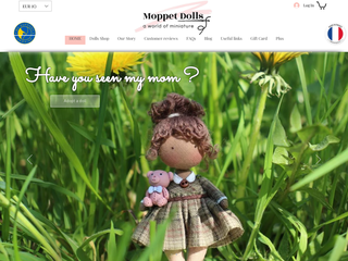 Moppet dolls  un monde de poupées miniatures