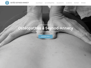 Ostéopathes Seynod pratique douce