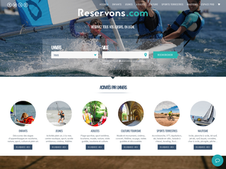 Reservons.com un site de réservation de loisir en ligne pour les particulier et les professionnels