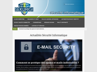 Actualité Blog Sécurité informatique : Sekurigi