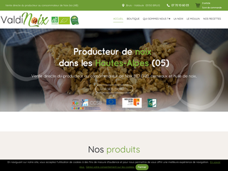 Valdinoix producteur transformateur de noix bio des Hautes-Alpes