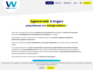 Société web de conception de sites internet uniques à Angers, 49